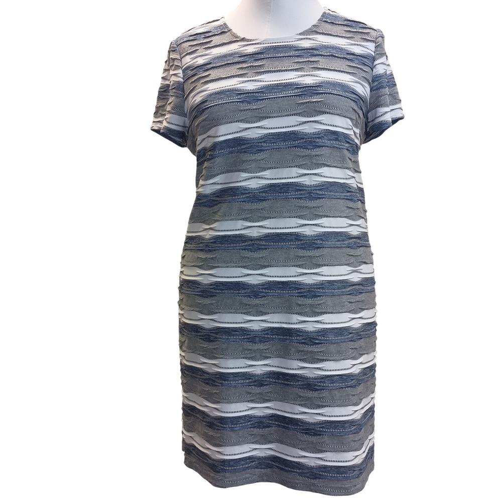 Chicos Vineyard Waves Textured Dress SKUW043